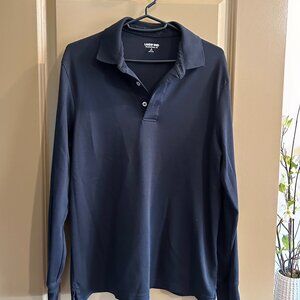 Men's Long Sleeve Cotton Supima Polo Shirt